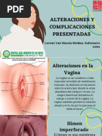 Alteraciones y Complicaciones Presentadas