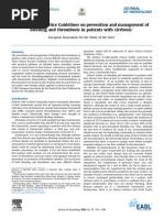 Guidelines On Prevention of Bleeding and Thrombosis in Cirrhosis-1