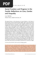 MCNAY - Social Freedom and Progress in The Family