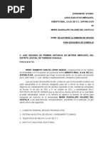 473-21 Se Gireon Oficios para Búsqueda de Domicilio