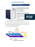 325w Poly Solar Panel Specs