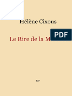 Le Rire de La Méduse (Hélène Cixous (Cixous, Hélène) )