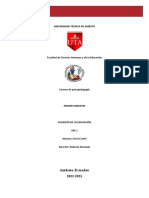 Dimenciones Epistemológicas en La Educación