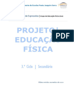 Projecto Educação Física 3º Ciclo e Secundário