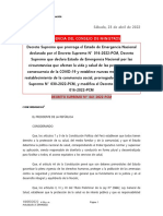 Decreto Supremo 041 2022 PCM