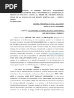 Ratificacion de Solicitud de de Registro Filmico Juicio Yoel Guilarte 2023