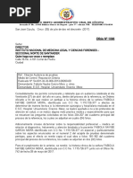 REITERAR Prueba de Medicina Legal