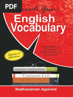 Radharaman Agarwal - Enhance Your English Vocabulary (Synonyms & Antonyms) - Upkar Prakashan (2015)