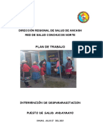 PLAN DE LA DESPARASITACION RED DE SALUD CONCHUCOS NORTE 2021 Modificado Evidencia