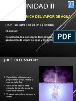 Termodinamica Del Vapor Del Agua