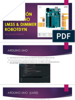 Instalacion de Arduino LM35 Dimmer Robotdyn