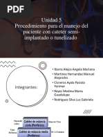 Unidad 5 Procedimiento para El Manejo Del Paciente Con Cateter Semi-Implantado o Tunelizado