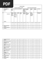 Lista de Cotejo de 20 A 24 de Marzo