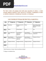 Leccion 13 PDF ENCENDIDOS CON LA GLORIA DE DIOS para El 24 de Junio de 2023