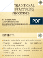 UNIT5 Non Traditional Manufacturing Processes Jitendra Jadon