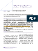 Prediction of Producitivty Costs Related To Cervical Cancer Mortality in Indonesia