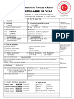 Formulaire Visa Turquie - Copie