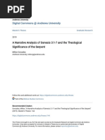 A Narrative Analysis of Genesis 3 - 1-7 and The Theological Signifi