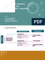 Managing in Competitive, Monopolistic, and Monopolistically Competitive Markets - Group 6