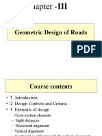 Chapter 3.1 Geometric Design of Highways