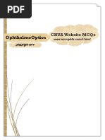 CHUA Website MCQs Optics