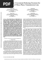 Inverse Time Overcurrent Relaying Decision For Protection of Three Phase Transmission Line