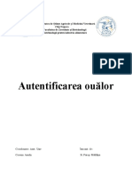 Autentificarea Ouălor