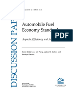 Automobile Fuel Economy Standards: Impacts, Efficiency, and Alternatives