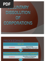 Voluntary Dissolution of Corporations