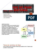 Cambios de Fase de La Materia - Expo