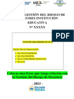 Esquema Plan de GRD - IIEE 2023