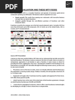 Investment Thesis Mty Foods