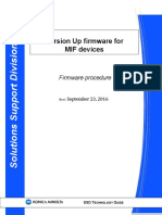 Version Up Firmware For MIF Devices