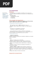 La Preposición en Español Definición Concepto Ejemplos Lista Completa y Locuciones Prepositivas