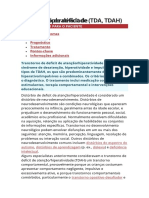 Transtorno de Deficit de Atenção