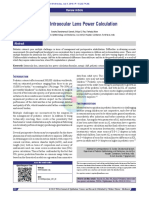 Ganesh Pediatric Intraocular Lens Power Calculation