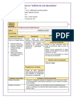 Semana 9 Actividad 6 Dia 13 de Junio Comunicacion