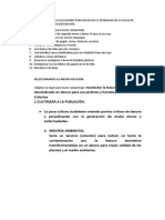 Cada Equipo Propone 12 Soluciones para Resolver El Problema de La Falta de Contenedores para Recoger Basura