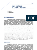 Capitulo Xliii - Trasplante Hepatico, Rechazo Agudo y Cronico