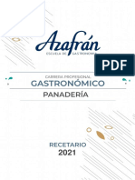 Recetario Panaderia de PG 2021