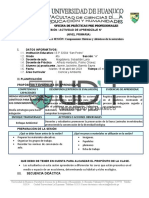 Sesion de Ciencia y Ambiente I Martes 18 de Abril