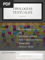 Tipologías Textuales