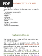 Gratuity Act