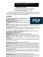 Scientific Posts: Csir-National Botanical Research Institute