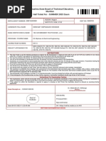 HALL TICKET FOR SUMMER 2023 of 2001320339