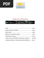 Mobile App User Manual