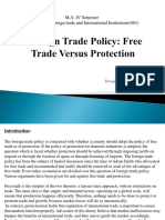 MA, Economics, IVsem, Free Trade Vs Protection-Dr. Kalpana Sharma