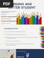 LEARNING AND BETTER STUDENT Edited