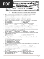 GR 12 Biology Moddel Exam