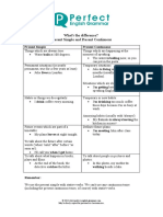 21.3 Present Continuous Vs Simple Present Continuous in Future Tenses